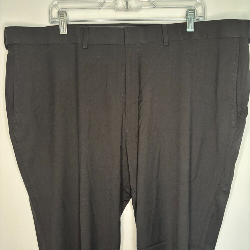 BERT PULITZER Men's Dress Pant Black 42X30 Slash Pocket Stretch
